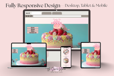 Londyn B's Cookies- Canva Store Template