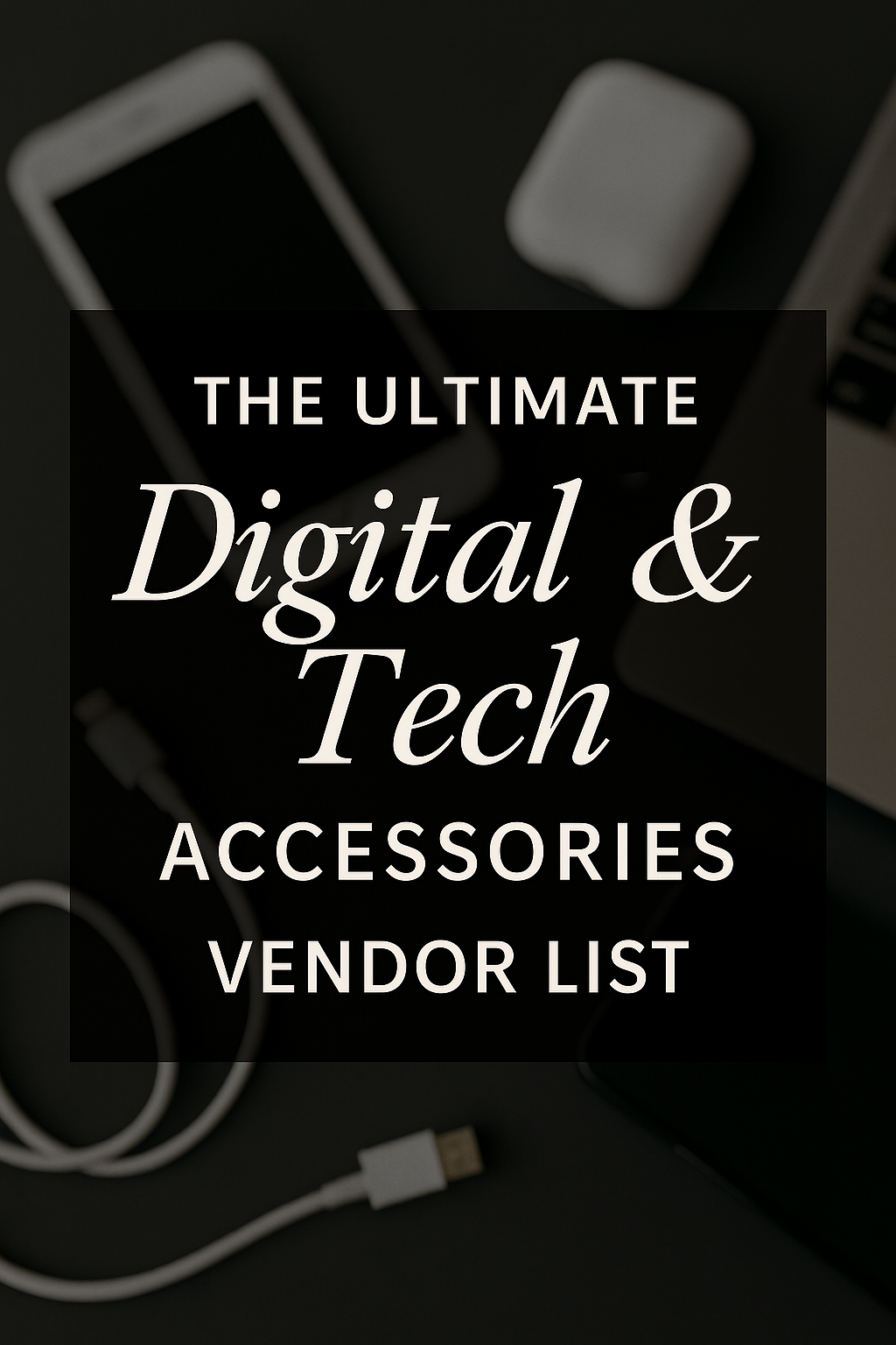 The Ultimate Digital & Tech Accessories Vendor List – By No Shame Mama Co.