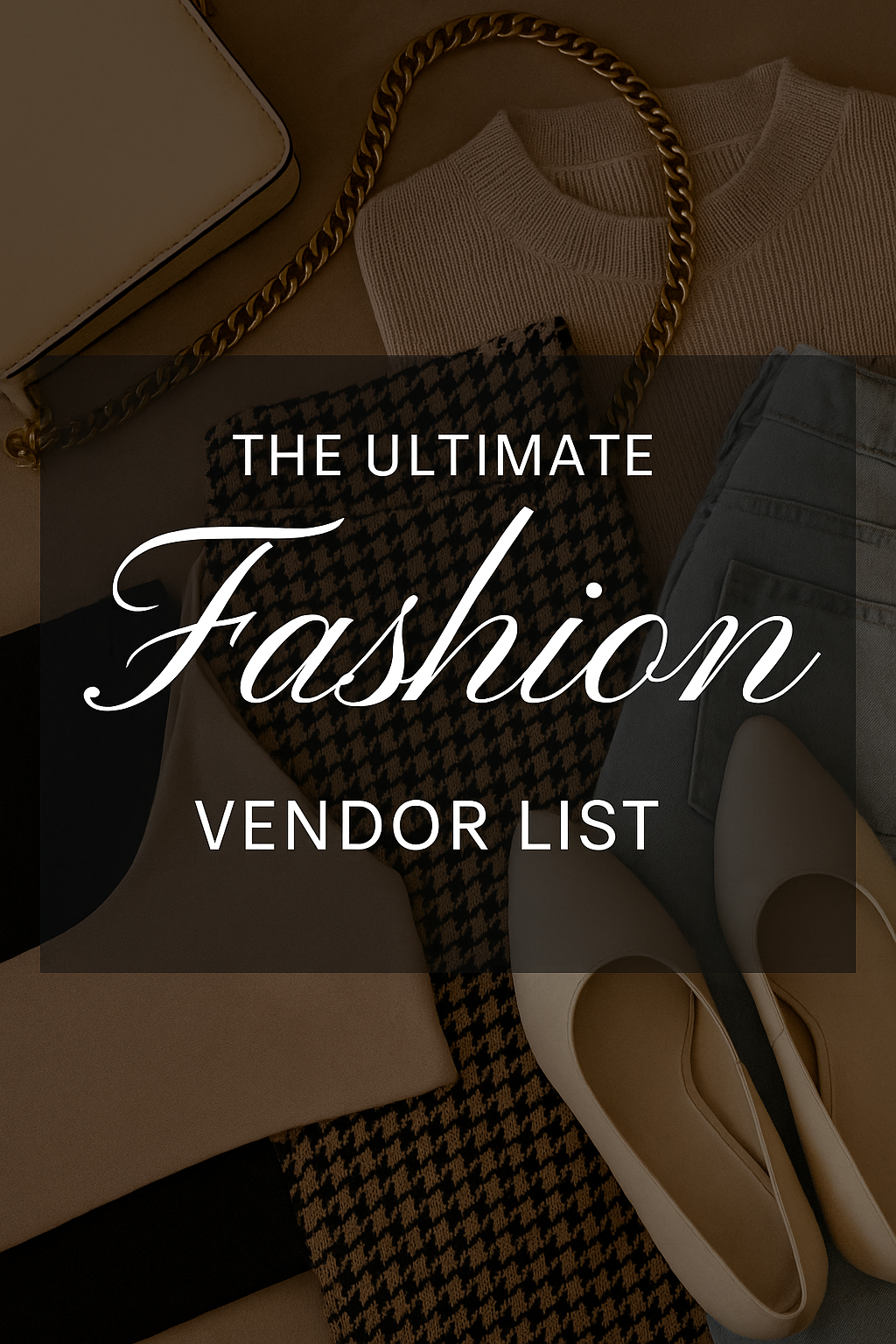 The Ultimate Fashion Vendor List – By No Shame Mama Co.